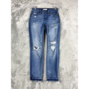 Madewell 9"‎ High Rise Skinny Jeans Womens 26 Blue Medium Wash Denim Stretchy